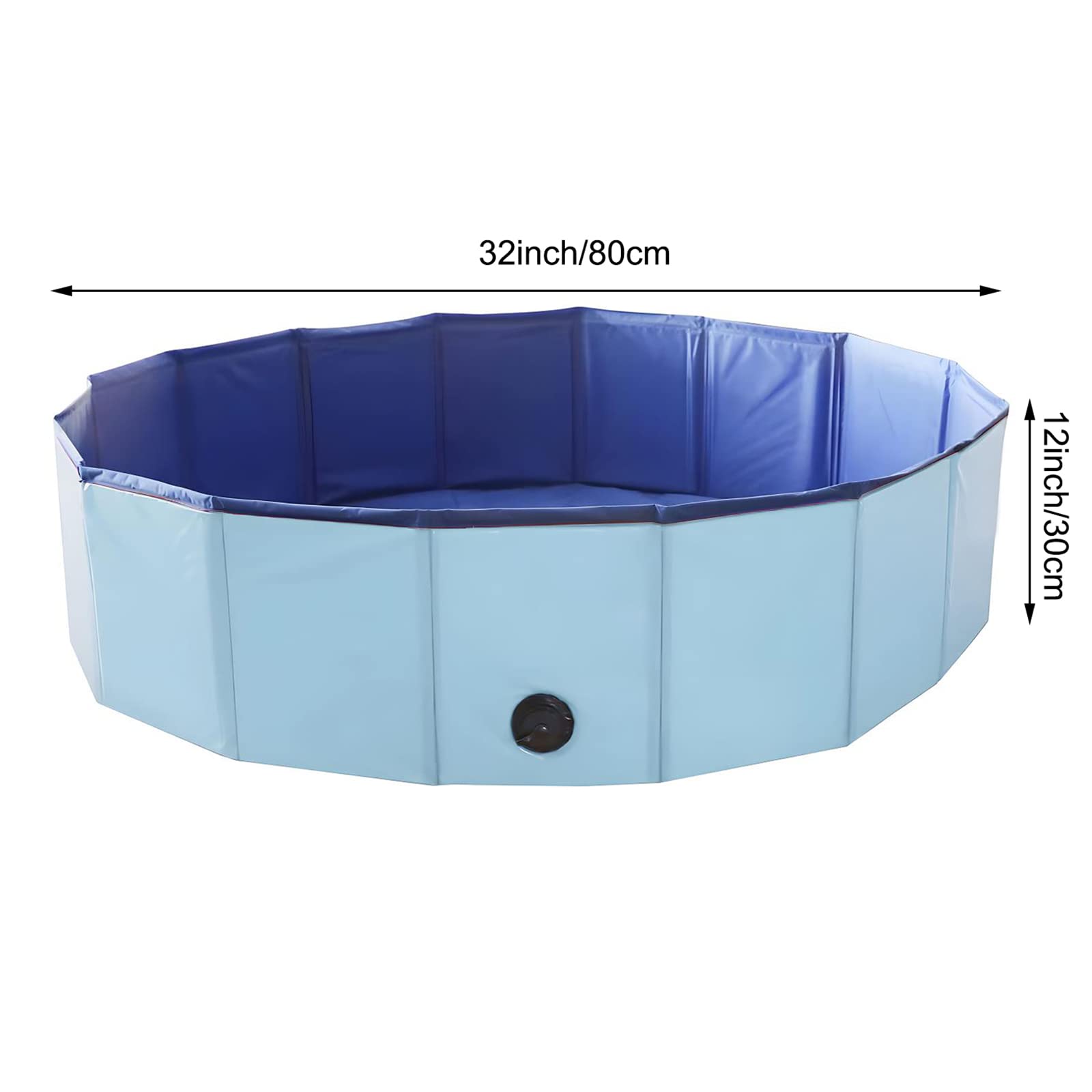 Artilife Whelping Box for Dogs Welp Box Whelping Pool,Puppy Whelping Box,Whelping Pen for Dogs,Whelping Box for Dogs and Puppies,Great for Puppies,Easy to Clean (32inch Dia.x12inch H(80x30cm), Blue)