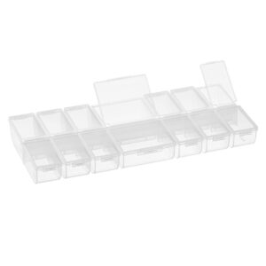 Clear 14-Compartment Flip Top Bead Organizer by Bead Landing™