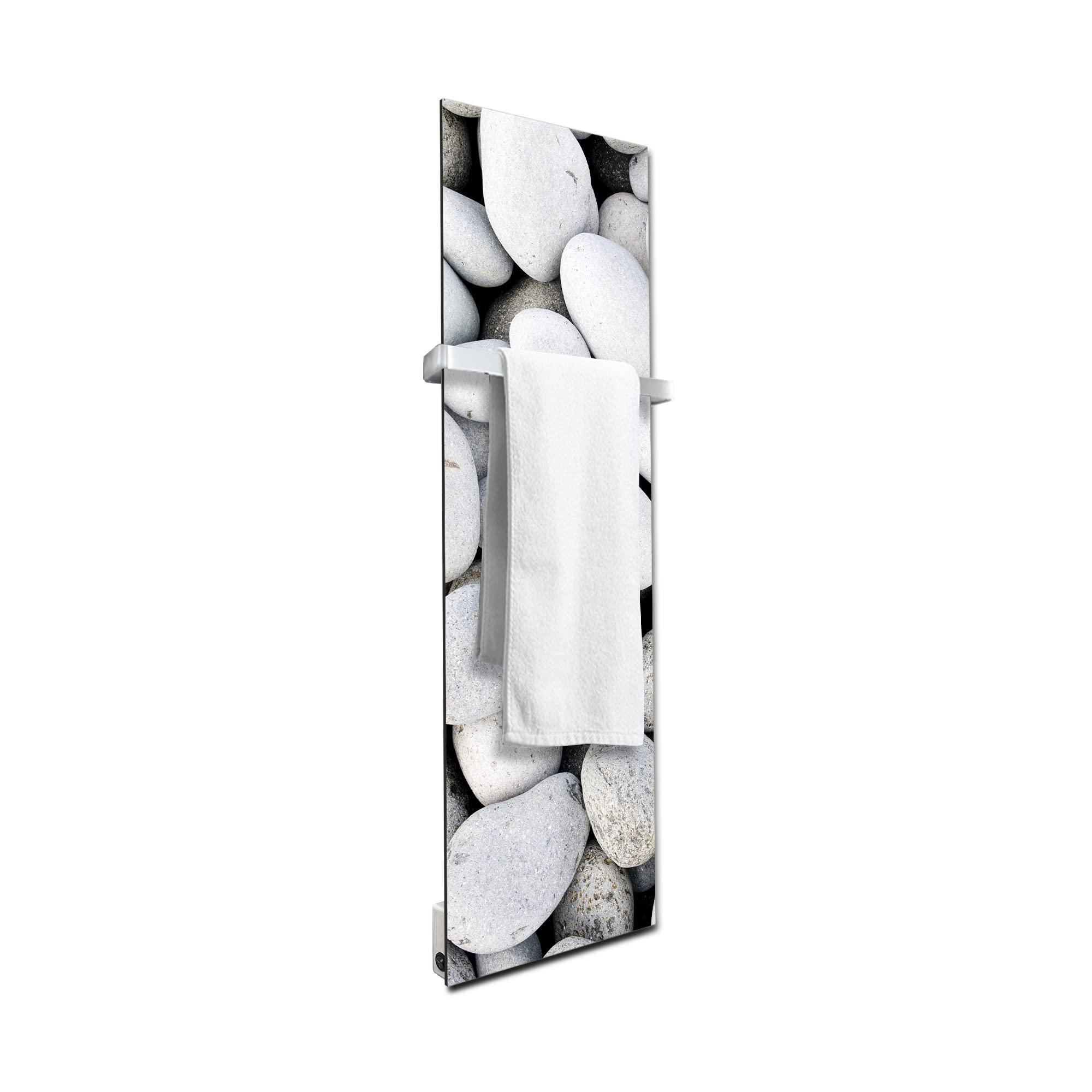 Heat Storm Rock Pebbles 16x48 Glass Print Towel Warmer