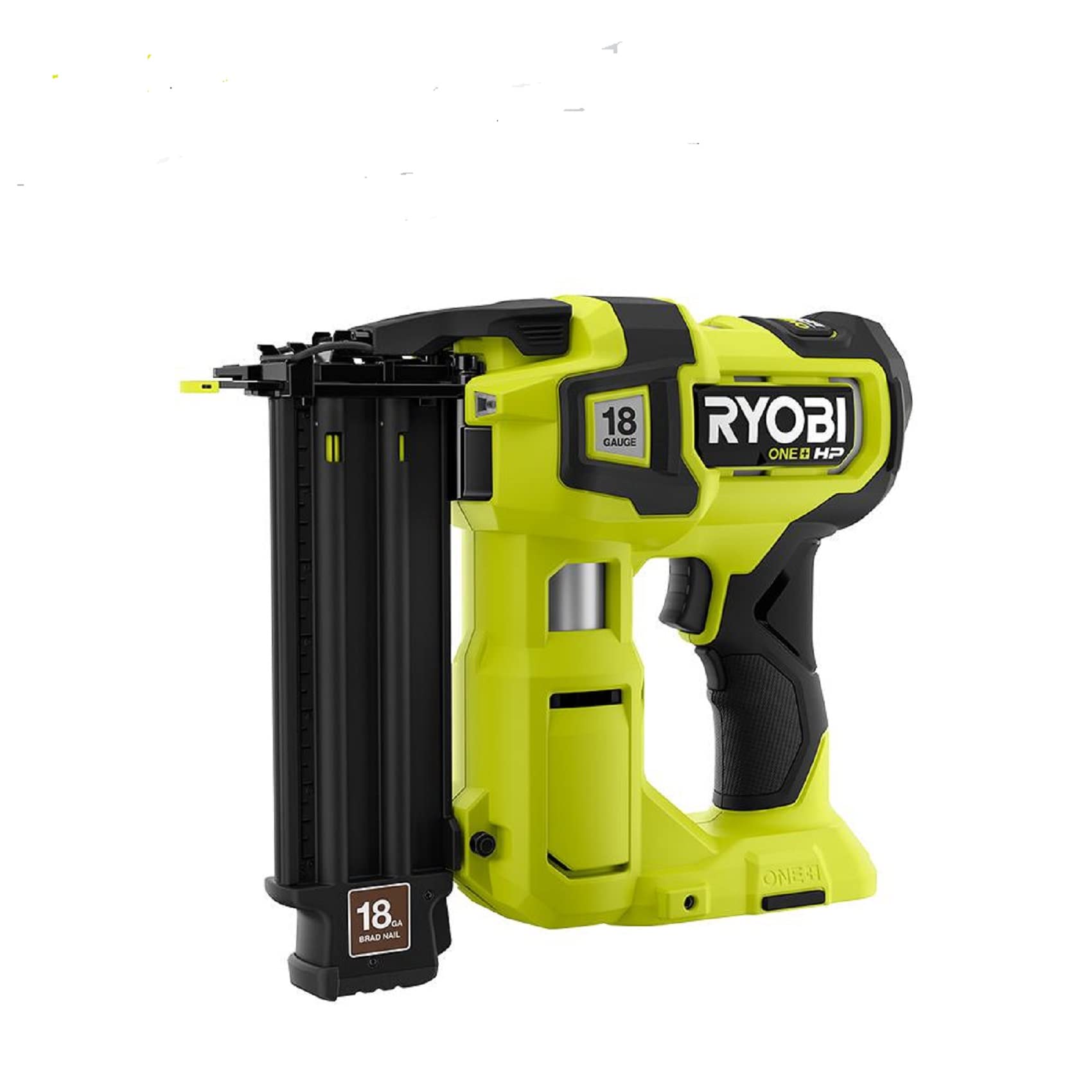 RYOBI P322 ONE+ HP 18V 18-Gauge Brushless Cordless AirStrike Brad Nailer (Tool Only)