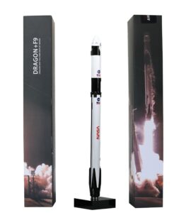 wltk space x falcon 9 + dragon 1/233 diecast rocket model