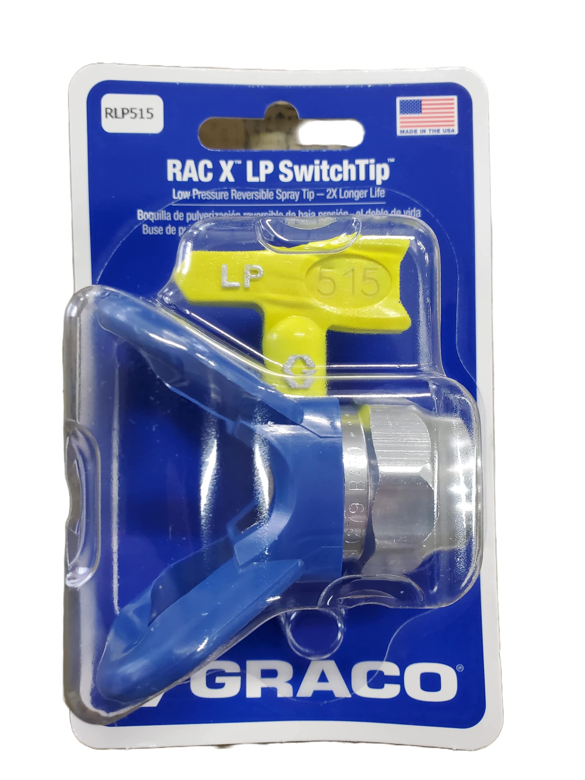 Graco RLP515 Low Pressure RAC X Reversible Tip with RAC X Guard Combo