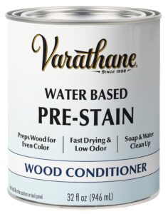 varathane 381123 water based pre-stain wood conditioner, quart