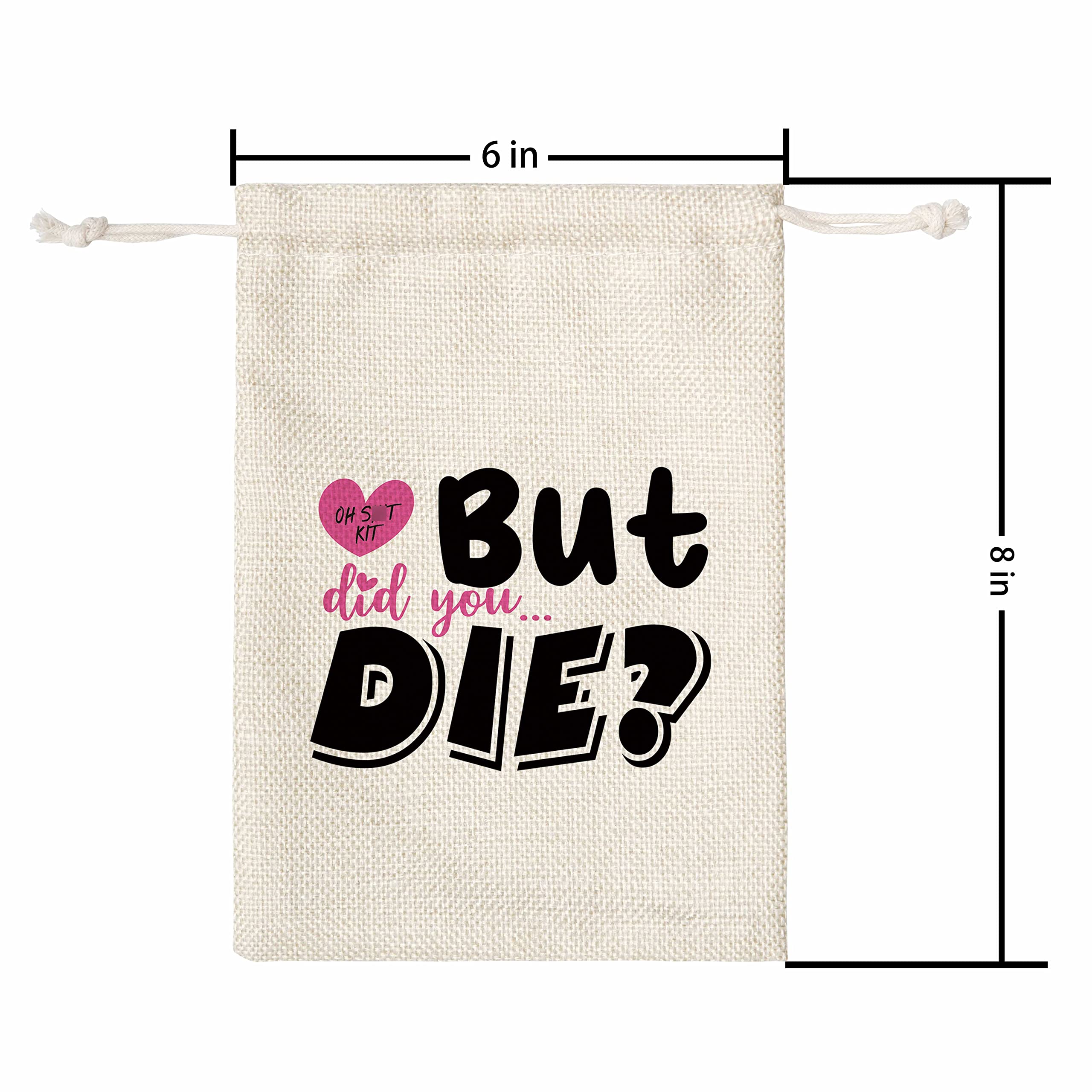 Doreen's Boutique Hangover Kit Gift Bags, Bridal Shower, But Did You Die, Bridal Shower, Bachelorette Party Decorations, Supplies – 5 Pcs per Pack-D009