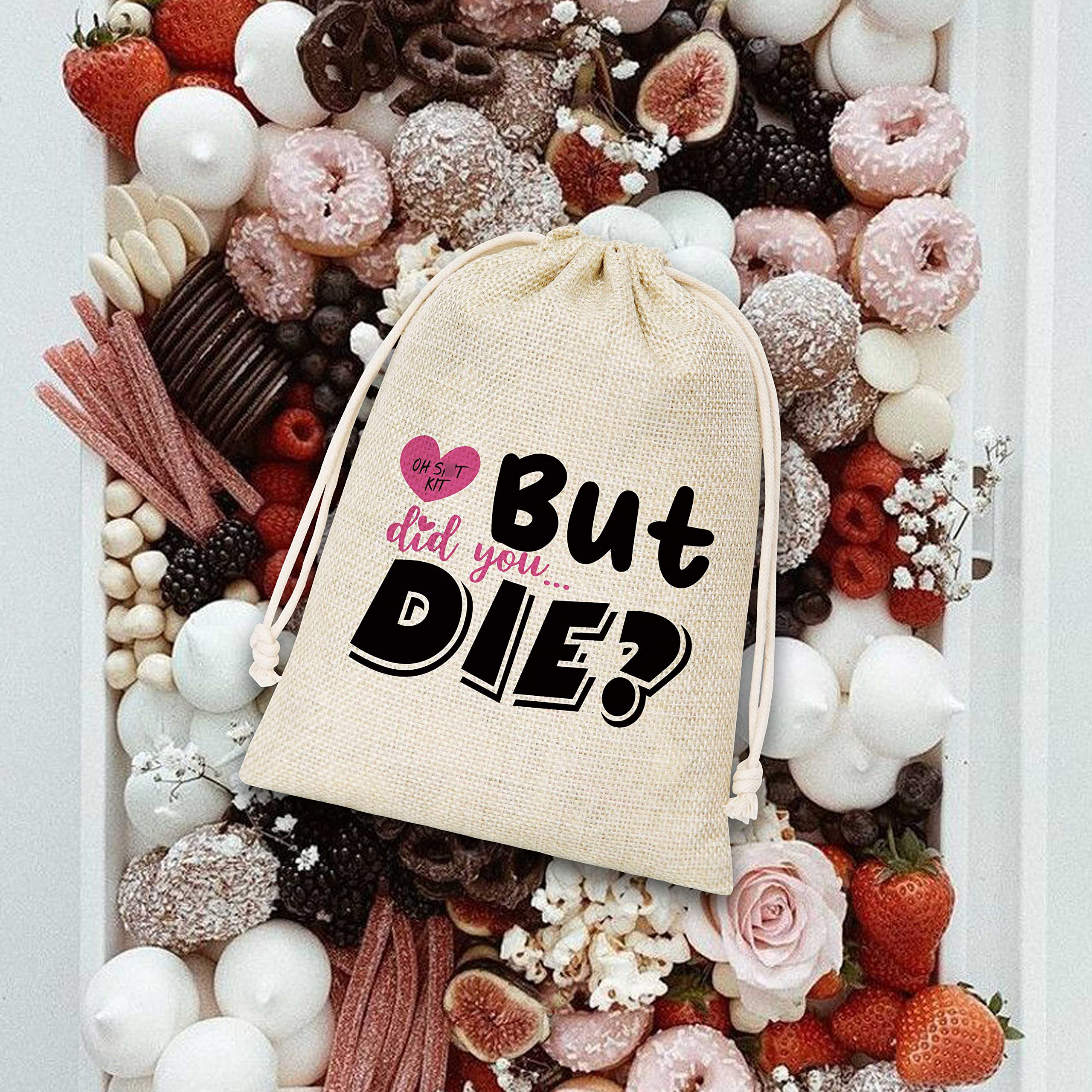 Doreen's Boutique Hangover Kit Gift Bags, Bridal Shower, But Did You Die, Bridal Shower, Bachelorette Party Decorations, Supplies – 5 Pcs per Pack-D009