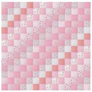 Nodsaw Pink Charm Packs for Quilting 5 inch - 5x5 Charm Squares Precut Quilting Fabric - 100% Cotton Fabric Squares for Sewing DIY Patchwork (42Pcs) ﻿