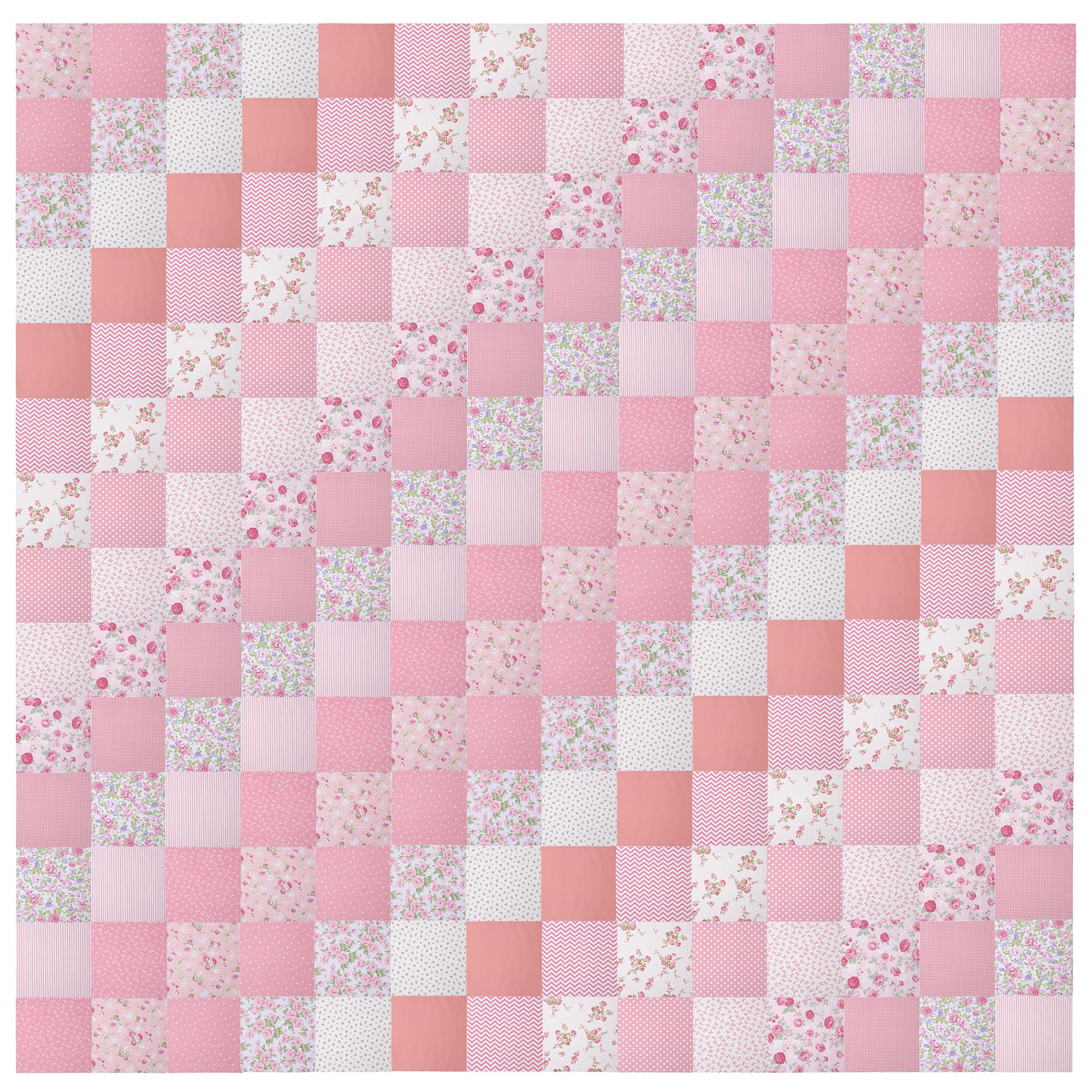 Nodsaw Pink Charm Packs for Quilting 5 inch - 5x5 Charm Squares Precut Quilting Fabric - 100% Cotton Fabric Squares for Sewing DIY Patchwork (42Pcs) ﻿