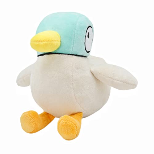 SYUSAMA Cute Sarah and Duck Stuffed Animals Plush Pillow Toy, 7'' Soft Green and White Duck Plush Pillow Animals Dolls for Mother's Day Birthday Kids Gifts Home Decor