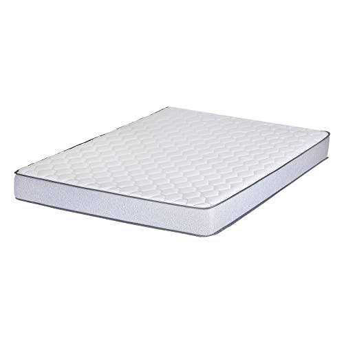 Greaton, 5/7/8/10 Inch Medium Firm High Density Foam Mattress, Comfortable Mattress for Cooler Sleep Supportive & Pressure Relief, Full XL, White