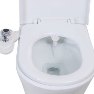 RADAAB Bidet Attachment Ultra-Slim Bidet for Toilet with Hygiene Wellness and Easy Water Pressure Adjustment Easy to Install