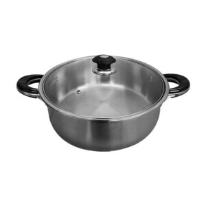 stainless steel 14" low pot cookware 14 qt pots pan cooking