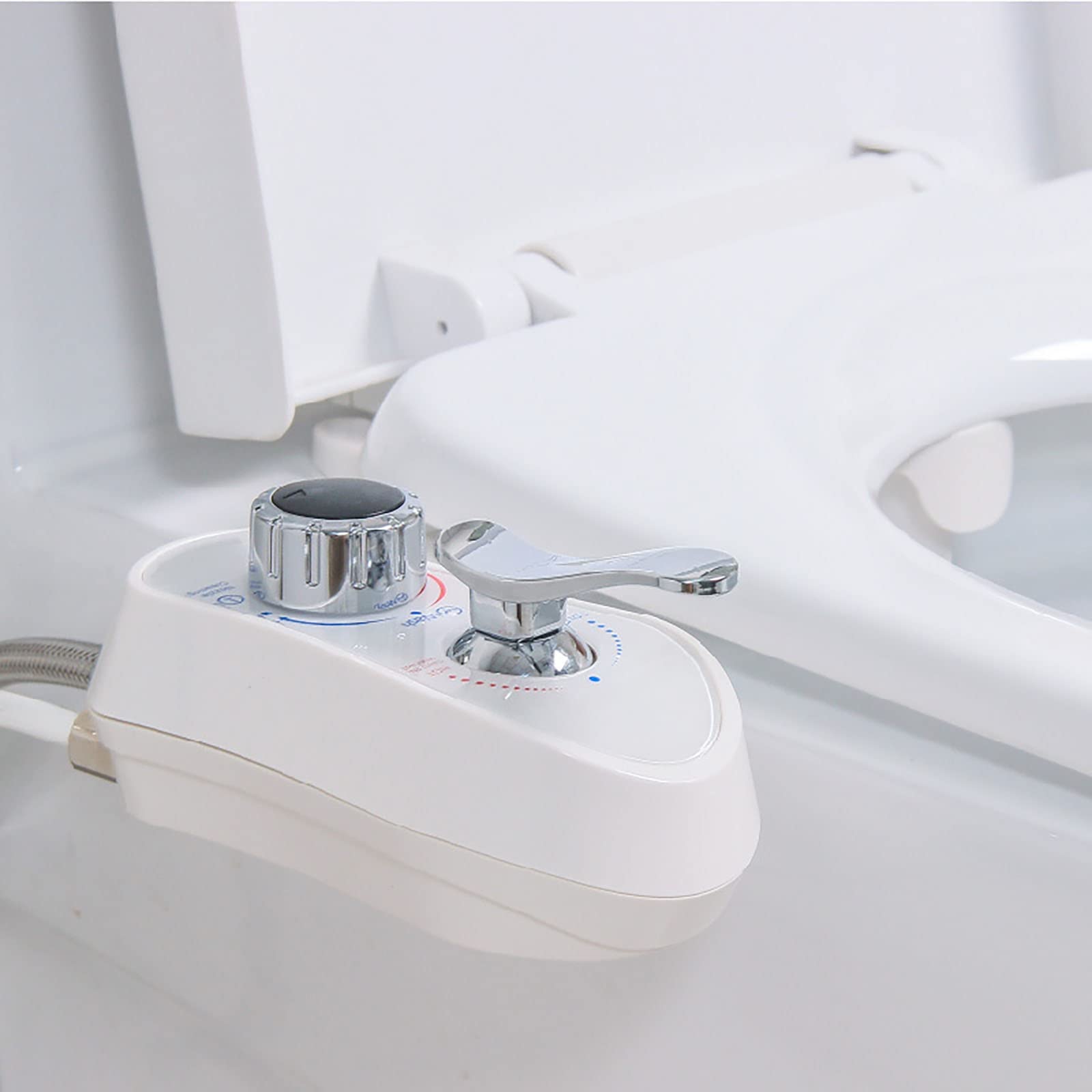 RADAAB Bidet Attachment Ultra-Slim Bidet for Toilet with Hygiene Wellness and Easy Water Pressure Adjustment Easy to Install