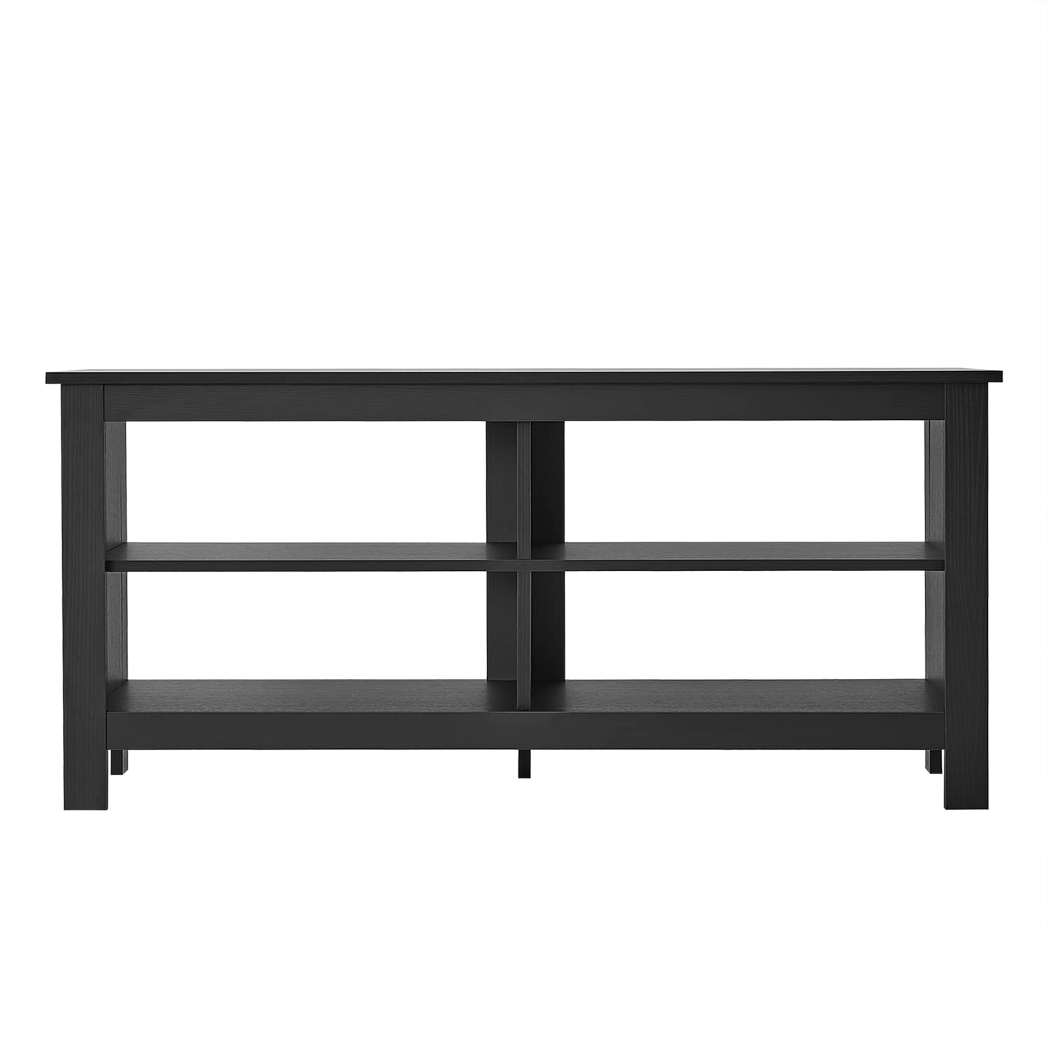 Panana TV Stand, Moden 4 Cubby TV Stand for 60 inch TV, Farmhouse Television Stands Entertainment Center Media Stand with Storage TV Table Stand for Living Room