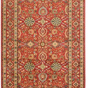 Rugs.com Chelsea Collection Rug – 5' x 8' Red Medium Rug Perfect for Bedrooms, Dining Rooms, Living Rooms