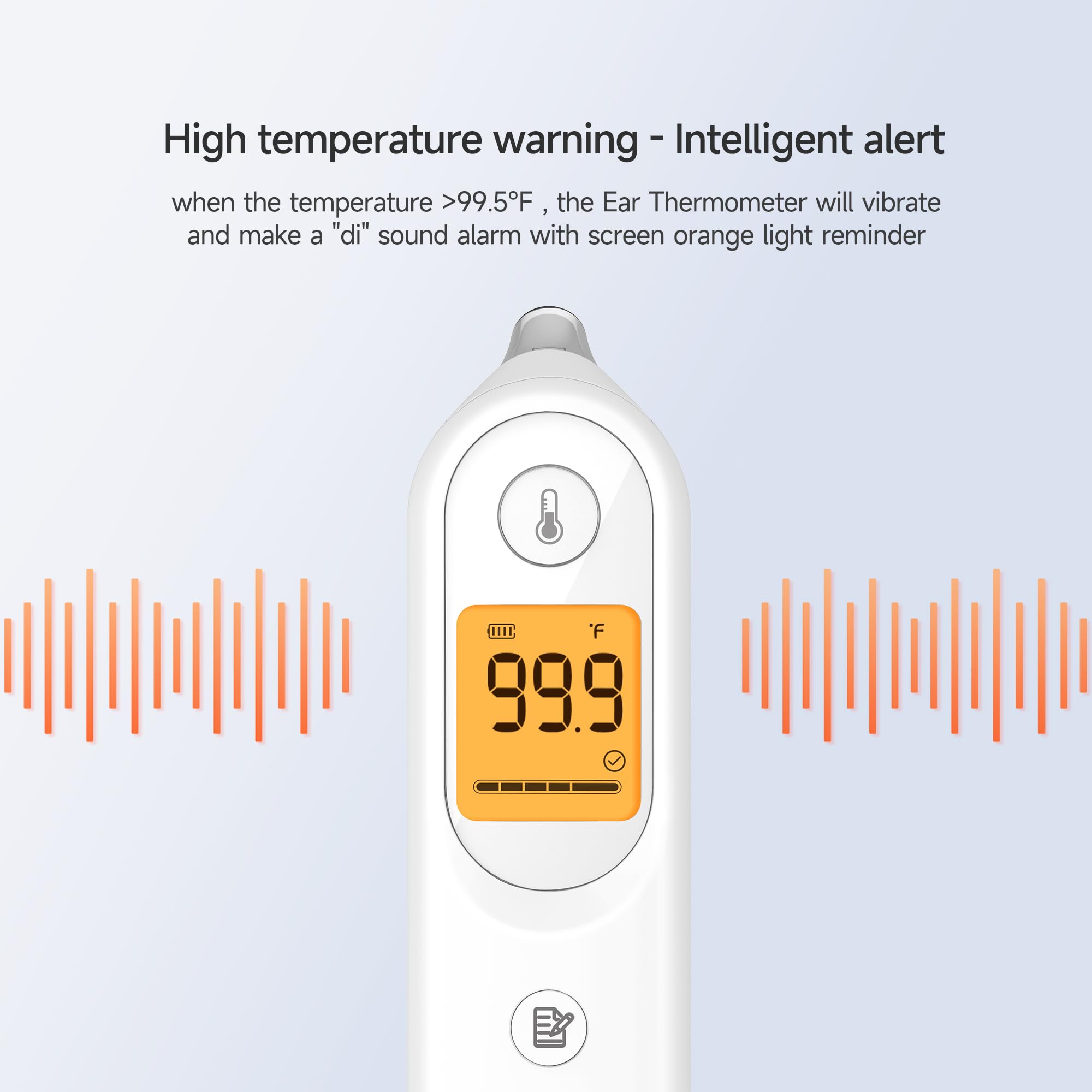 yuwell Thermometer, Digital Ear Thermometer for Adults, Babies, Toddlers and Kids – Fast, Gentle, and Accurate…