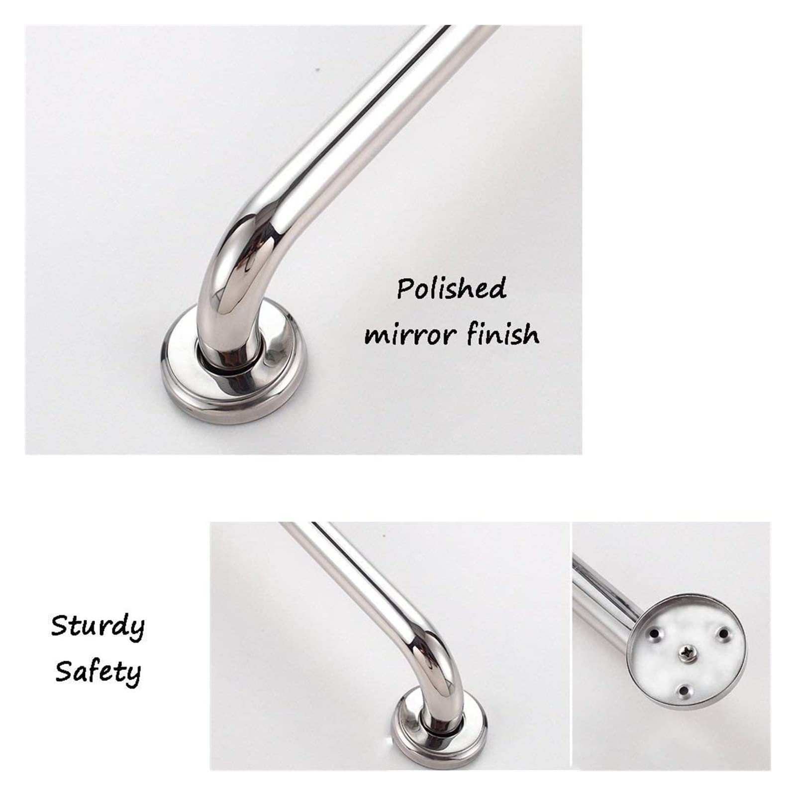 ALDEPO Grab Bars Stainless Steel Grab Bar, Grab Rails，Elderly Pregnant Women with Disabilities, Safety Non-Slip Barrier-Free Handrail, for Bathtub, Toilet, Kitchen