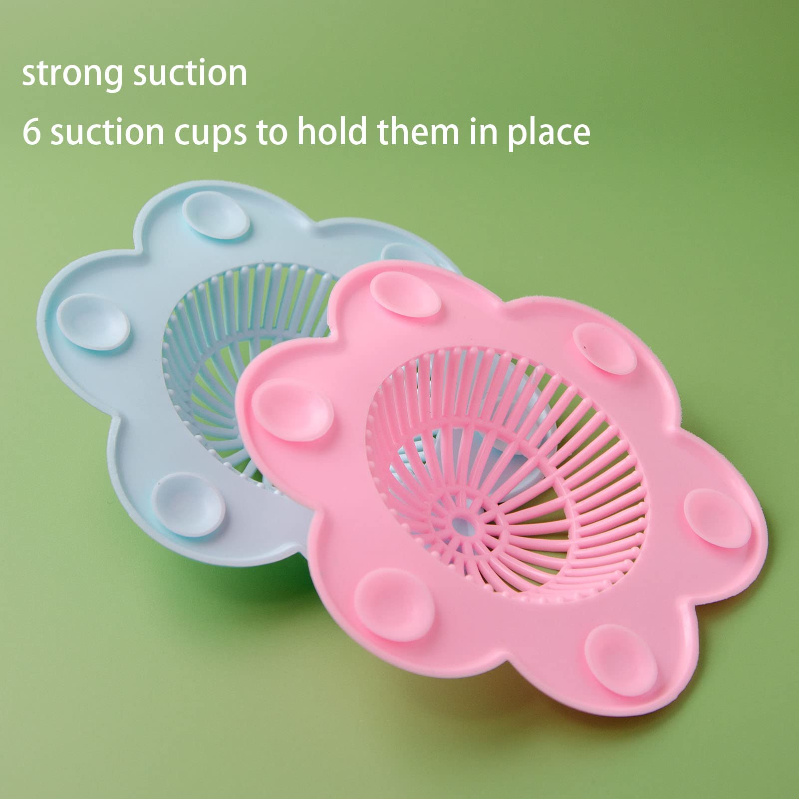 Shower Channel Hair Catcher,Drain Hair Catcher,Hair Plug for Shower Drain,Suitfor Bathroom,Bathtub,Kitchen 2 Pack