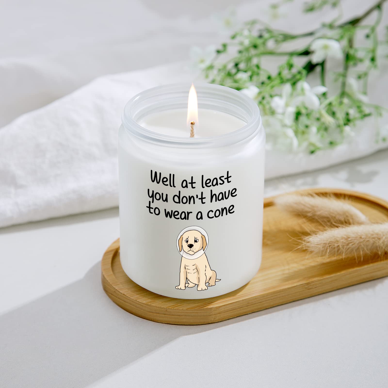 Lacrima Funny Get Well Soon Gifts for Women Men, Get Well Gifts for Women After Surgery, After Surgery Recovery Gifts, Cancer Gifts, Feel Better Gifts for Family Friend, Lavender Candle