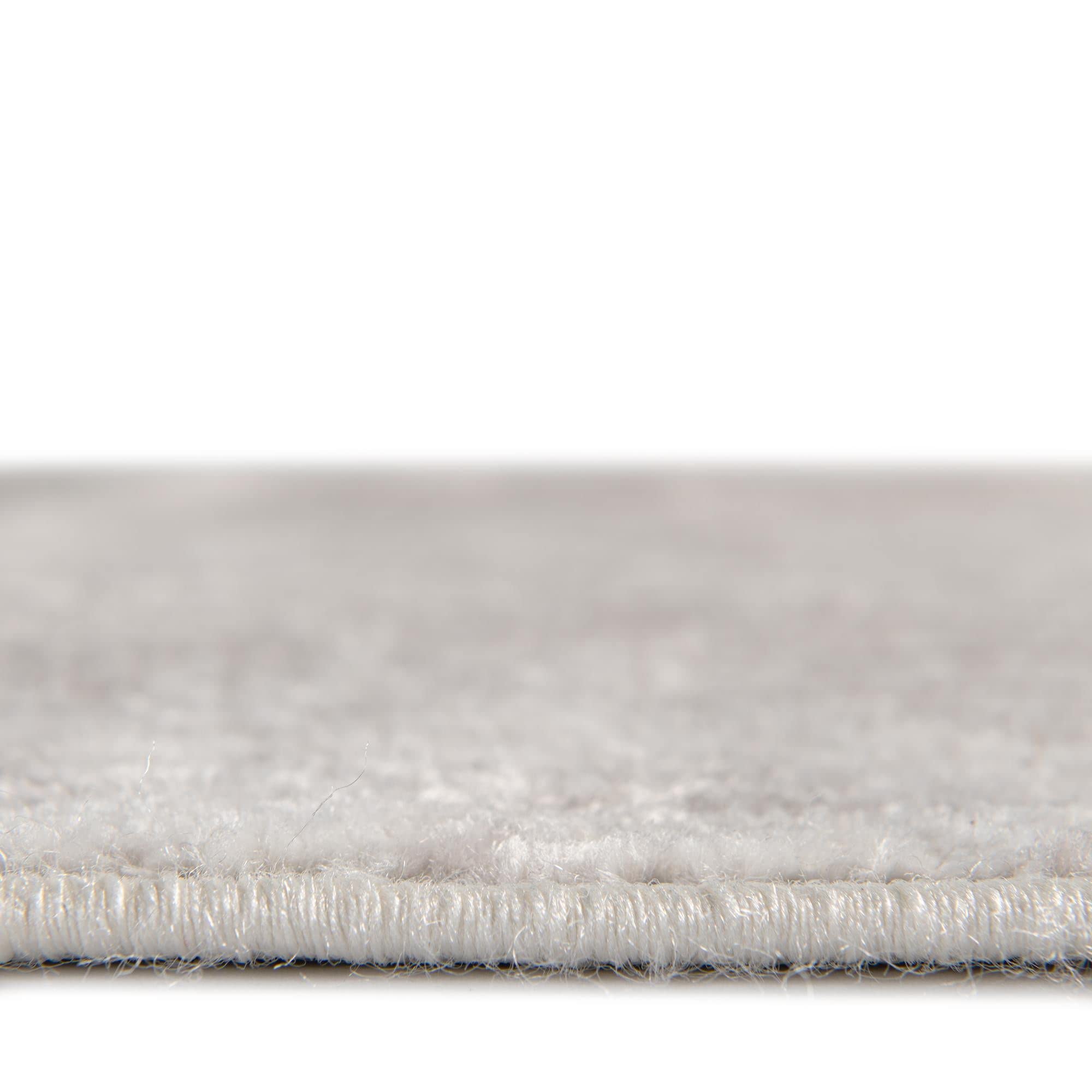 Unique Loom Oxford Collection Area Rug - Bodleian (4' 1" x 6' 1" Oval, Gray/ Ivory)