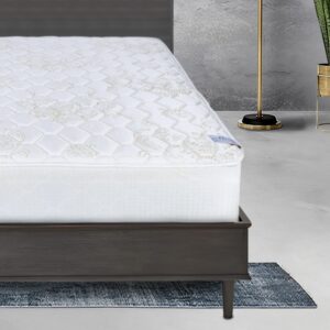 greaton 8 1/2 inch medium firm double side mattresses with utmost comfort, both sides usable, helps to maintain proper body posture, full xl, beige