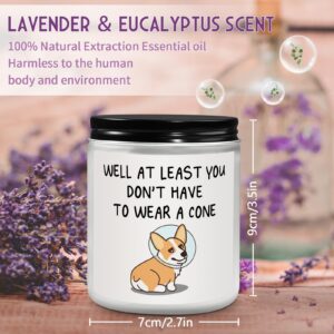 Get Well Soon Gifts for Women, Funny Get Well Gifts for Women After Surgery - Lavender Scented Candle, Feel Better Thinking of You Cheer up Gifts for Family Friend Coworker Men