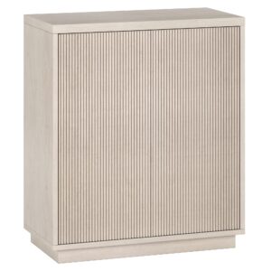 henn&hart alston accent cabinet, 28" wide, alder white