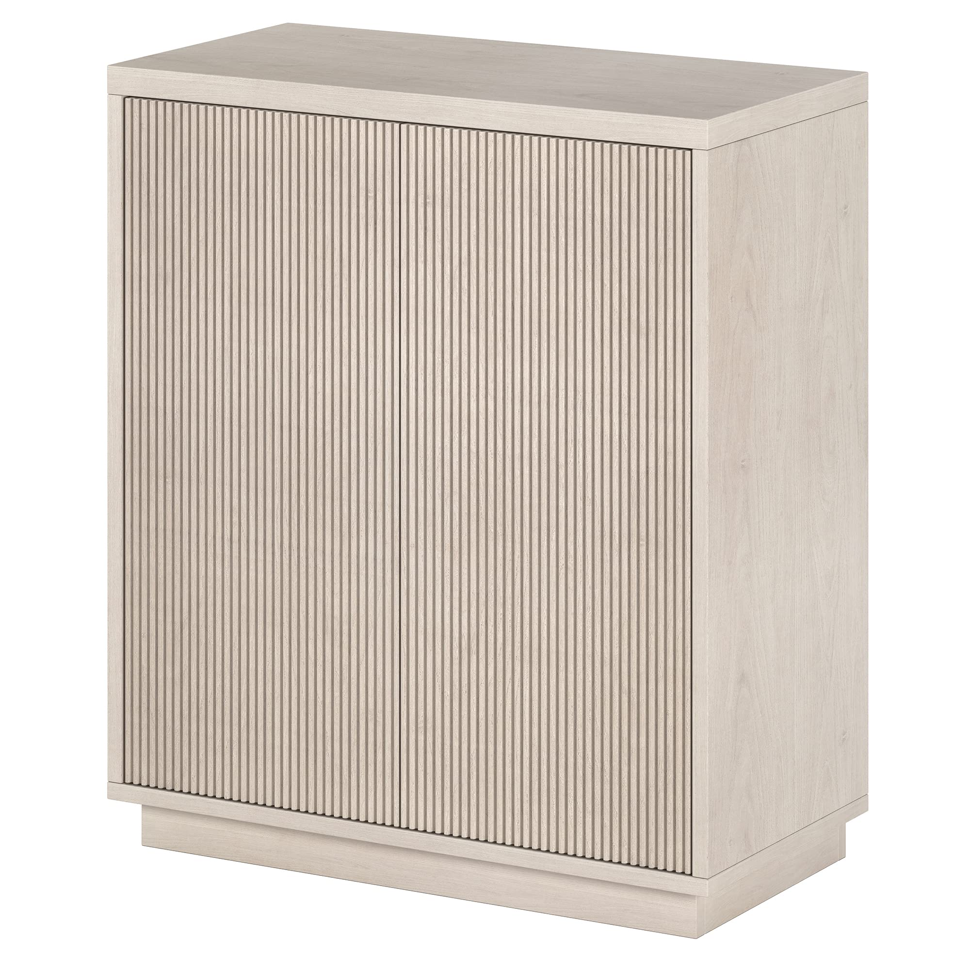 Henn&Hart Alston Accent Cabinet, 28" Wide, Alder White