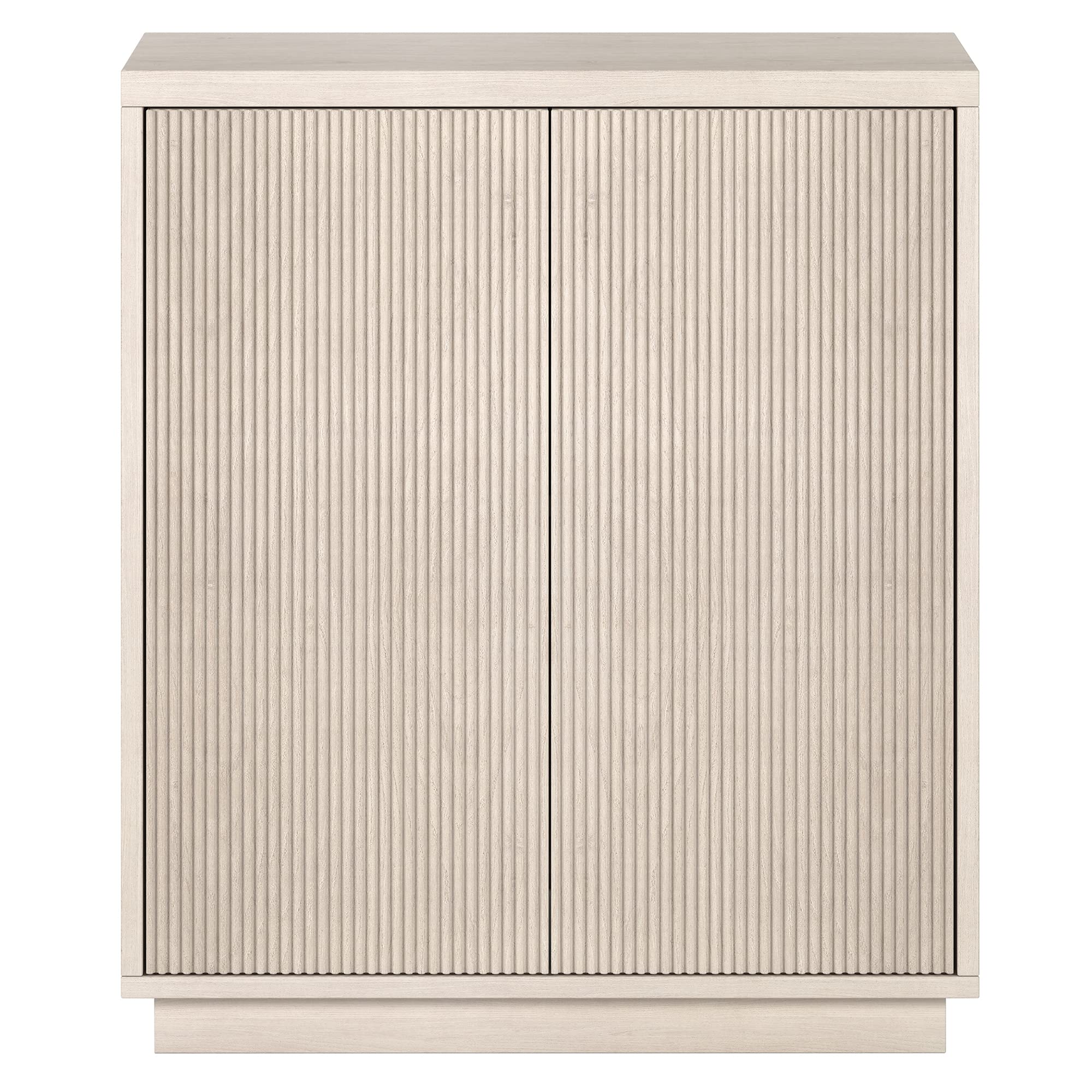 Henn&Hart Alston Accent Cabinet, 28" Wide, Alder White