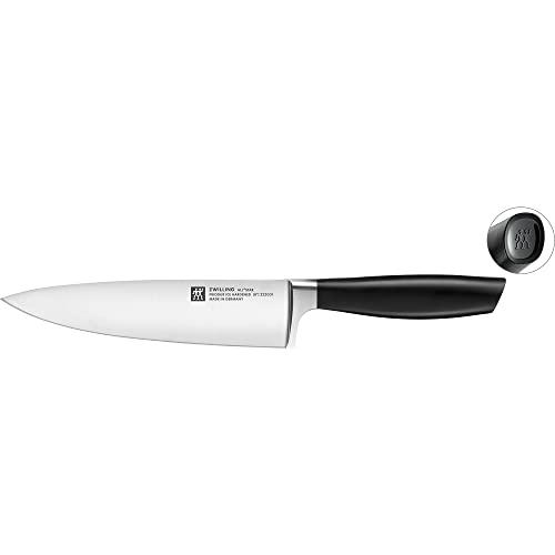 ZWILLING All Star 8-inch Chef Knife, Razor-Sharp German Knife, Made in Company-Owned German Factory with Special Formula Steel perfected for almost 300 Years, Dishwasher Safe, Black End Cap