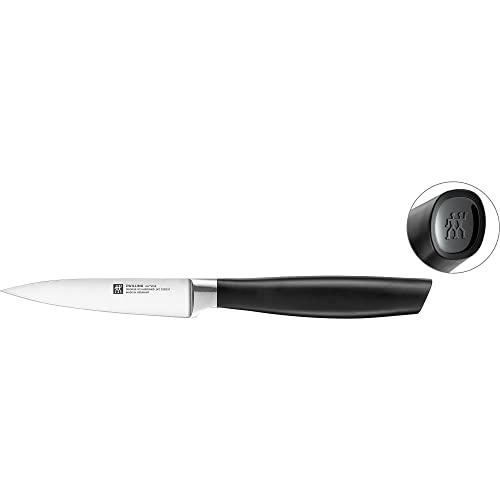 ZWILLING All Star 4-inch Paring Knife, Razor-Sharp German Knife, Made in Company-Owned German Factory with Special Formula Steel perfected for almost 300 Years, Dishwasher Safe, Black End Cap