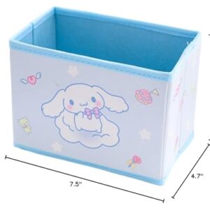 ROFOLO Cute Dog Collapsible Storage Bin, Cute Storage Box Foldable Baskets Kawaii Office Desk Organizer Cute Room Decor