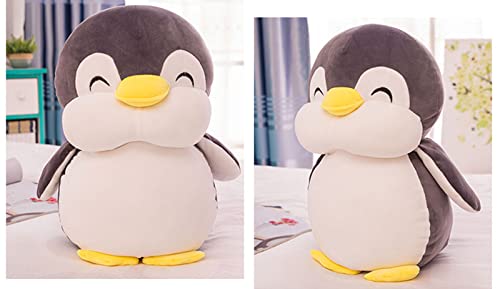 12 Inch Plush Penguin Stuffed Animal Penguin Hugging Pillow with Smile Face Cuddly Penguin Pillow Plushies Toy Penguin Huggable Anime Gifts for Kids And Lovers In Birthday, Valentines, Christmas