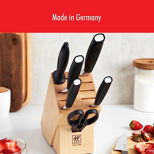 ZWILLING All Star 8-inch Chef Knife, Razor-Sharp German Knife, Made in Company-Owned German Factory with Special Formula Steel perfected for almost 300 Years, Dishwasher Safe, Black End Cap