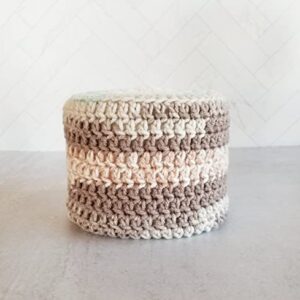 Crochet Toilet Paper Cover, Mega Roll Size - Toilet Paper Cozy (Beach Ballad)