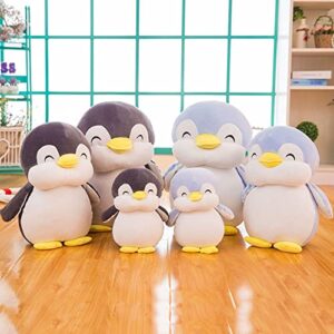 12 Inch Plush Penguin Stuffed Animal Penguin Hugging Pillow with Smile Face Cuddly Penguin Pillow Plushies Toy Penguin Huggable Anime Gifts for Kids And Lovers In Birthday, Valentines, Christmas