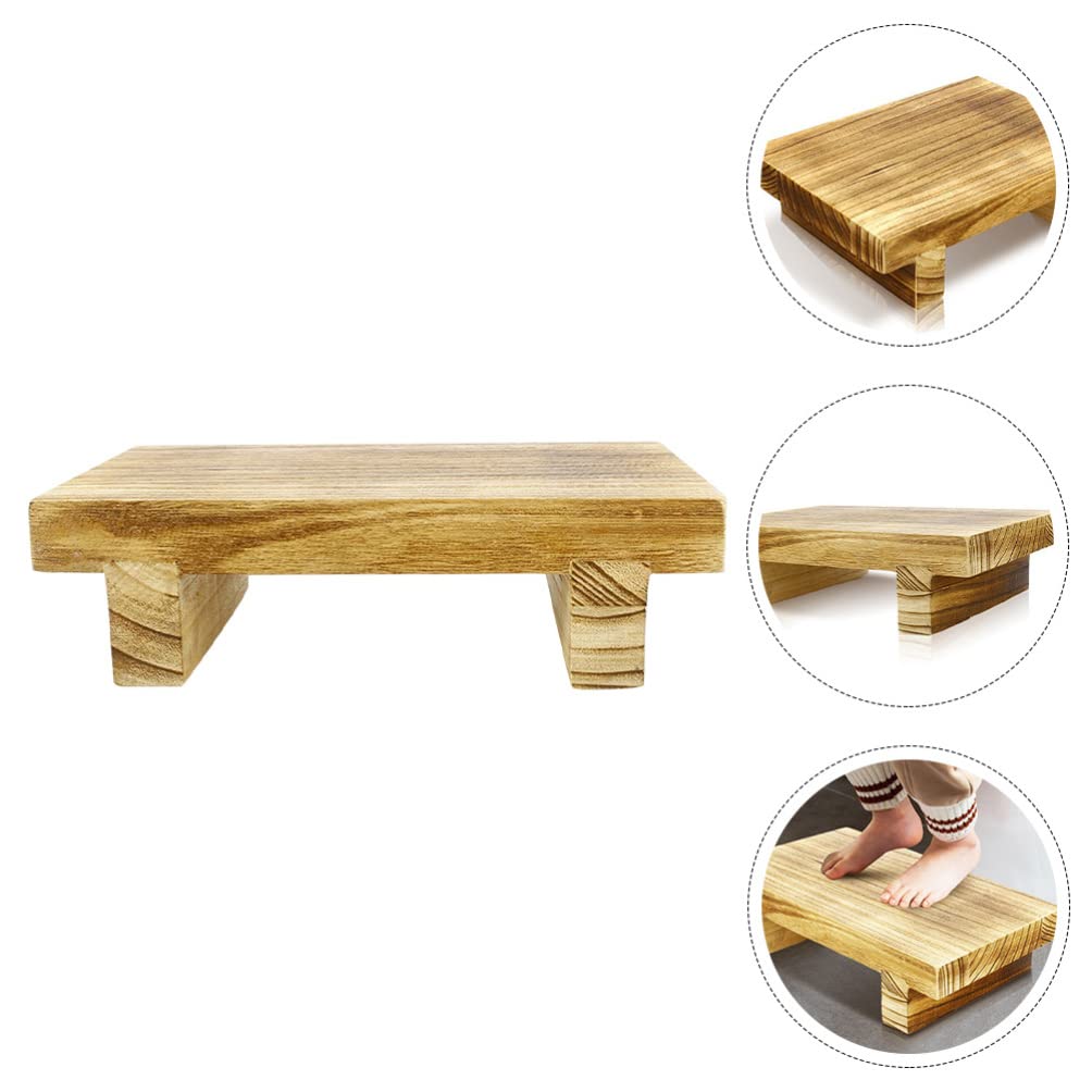 DOITOOL Bedside Step Stool Children Stepping Stool for Kids Toddler Step Stool Bedside Footstool Bedroom Step Stool Foot Stool Under Desk Couch Household Wooden Footstool Office