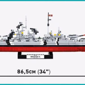 COBI Historical Collection World War II Battleship Bismarck, White