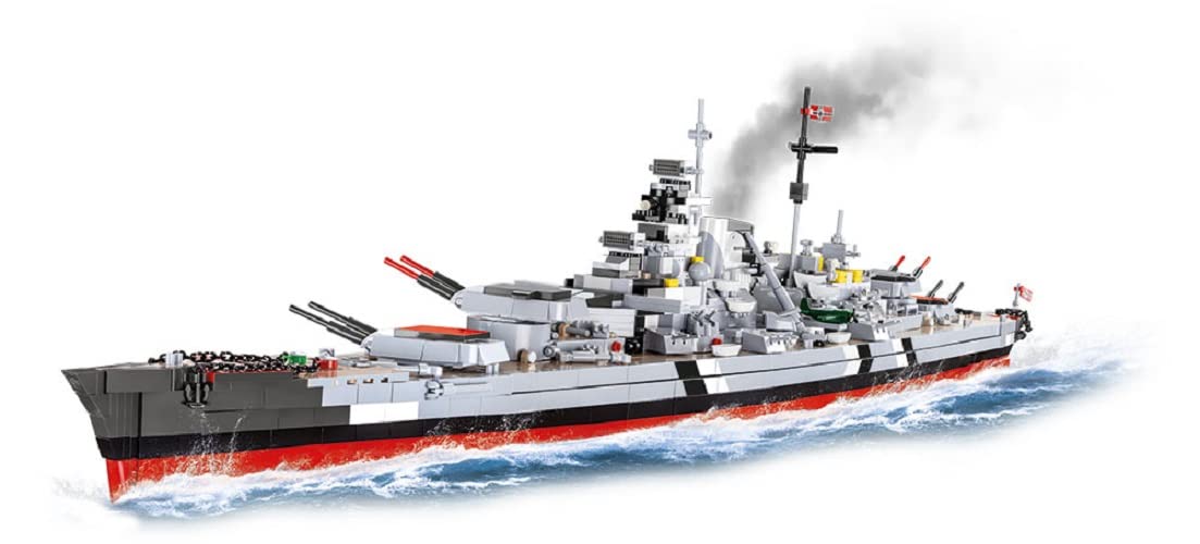 COBI Historical Collection World War II Battleship Bismarck, White