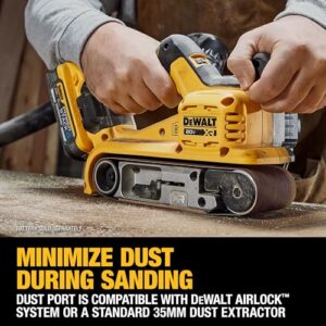 DEWALT 20V MAX* Belt Sander, Cordless, Brushless, Tool Only (DCW220B)