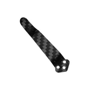 Qtcial 2 Pack Carbon Fiber Pocket Clip Fits For Spyderco PM2 Manix Delica，C81, C149, C11, C10, C41, C223, C101, C95, C90 And More, Premium Custom-made Pocket Clip with 6 Pieces Screws, Black