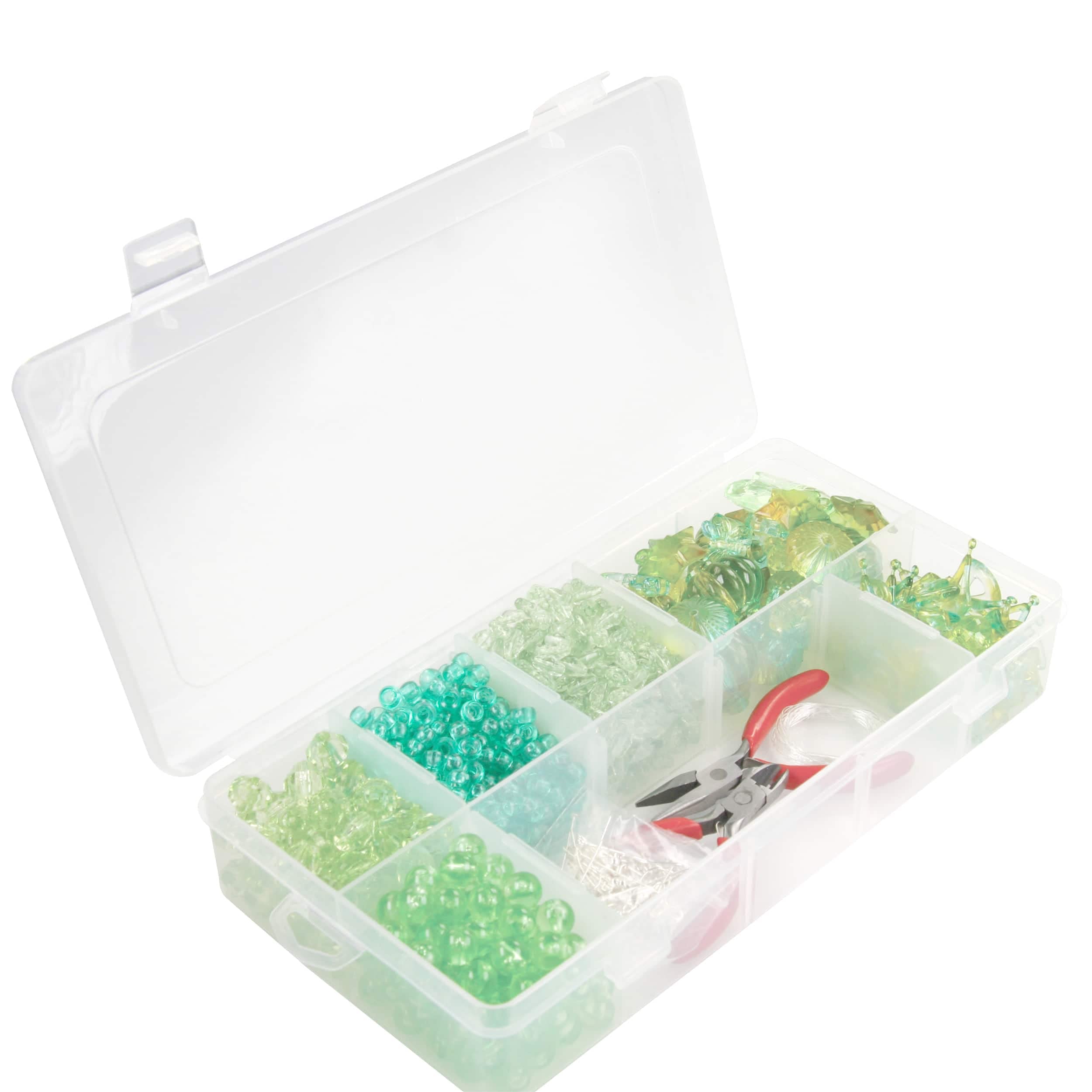 Simply Tidy Bead Storage Box with Adjustable Compartments by Bead Landing™