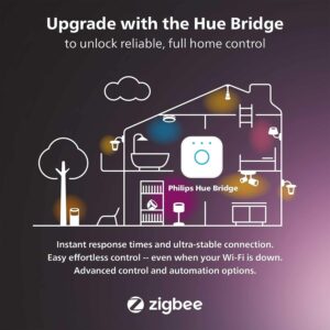 Philips Hue White and Color Ambiance PAR38 Outdoor Spotlight, Two-Pack, Requires Hue Bridge, Compatible with Alexa, Apple HomeKit and Google Assistant