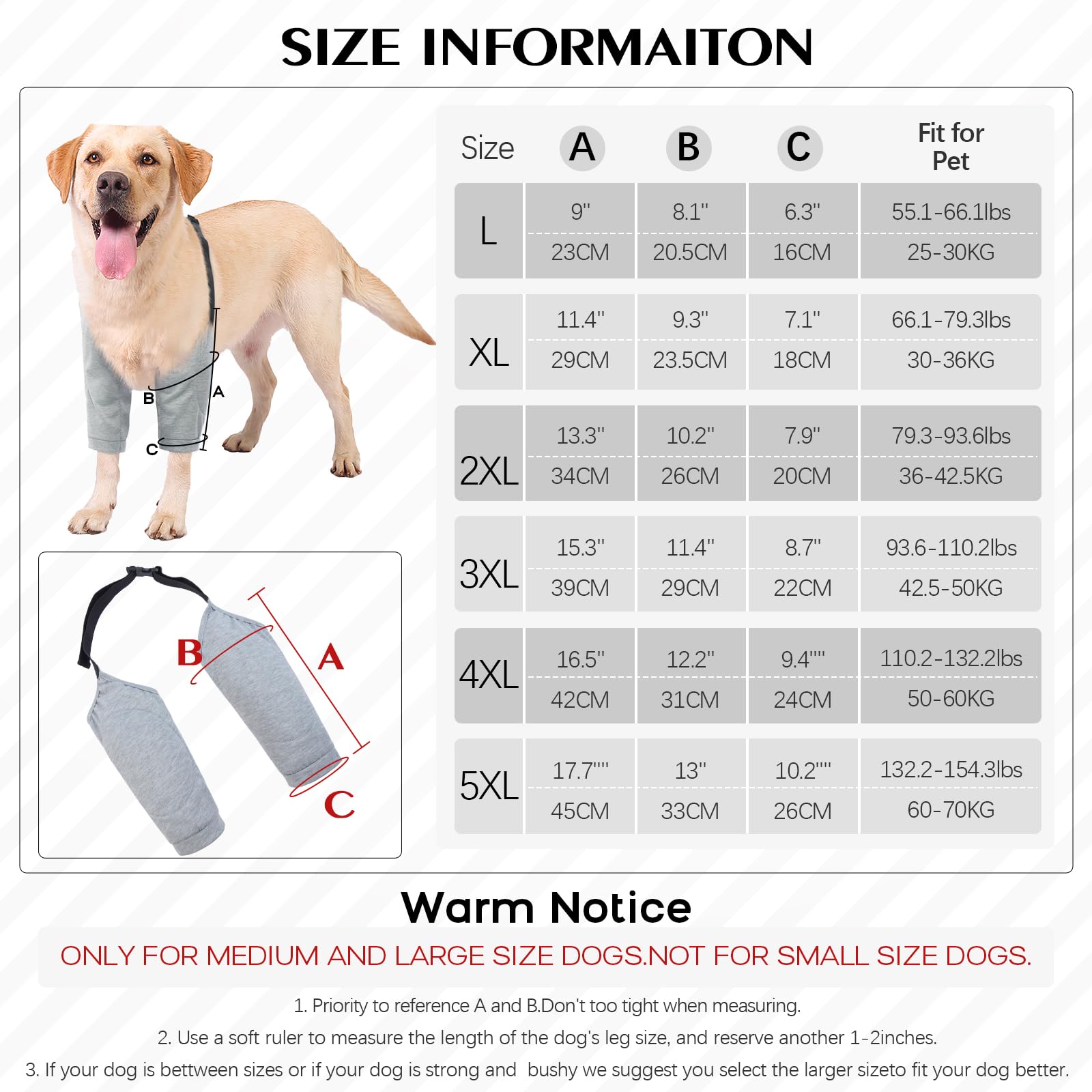 ROZKITCH Dog Surgery Recovery Sleeve for Front Legs, Pet Prevent Licking Wound Elbow Brace Protector, Dog Leg Sleeve to Stop Licking Cone Collar Alternative for Sprain ACL CCL Arthritis Grey 2XL