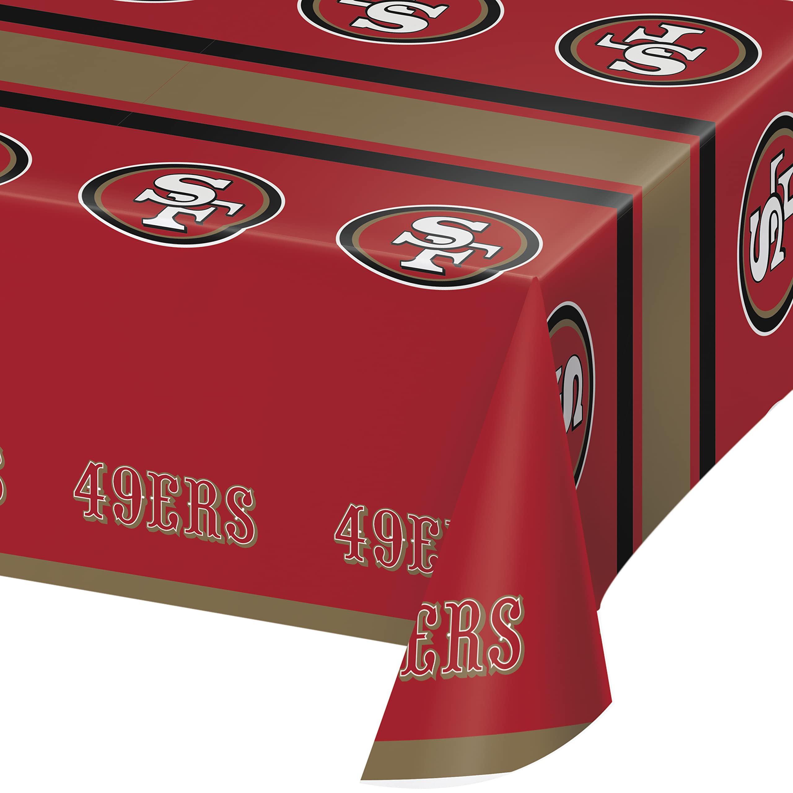 Trendware San Francisco 49ers Plastic Tablecloths, 3 ct