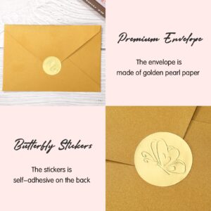 Sabary 10 Pcs Will You Be My Bridesmaid Card Set Bridesmaid Proposal Card with Envelopes and Seals 8 Bridesmaid Cards 1 Maid of Honor Card and 1 Matron of Honor Card Bridesmaid Proposal Gifts