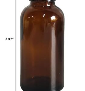 BEGIKET 12 Pack 1oz Amber Glass Dropper Bottles 1oz Tincture Bottle with Eye Droppers 30ml Dropper Bottles for Essential Oils,Leak Proof Travel Bottles-2 Funnels & 2 Long Pipettes and 12 Labels