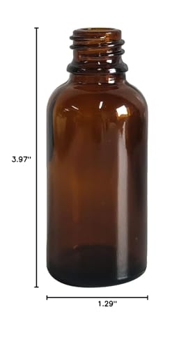 BEGIKET 12 Pack 1oz Amber Glass Dropper Bottles 1oz Tincture Bottle with Eye Droppers 30ml Dropper Bottles for Essential Oils,Leak Proof Travel Bottles-2 Funnels & 2 Long Pipettes and 12 Labels