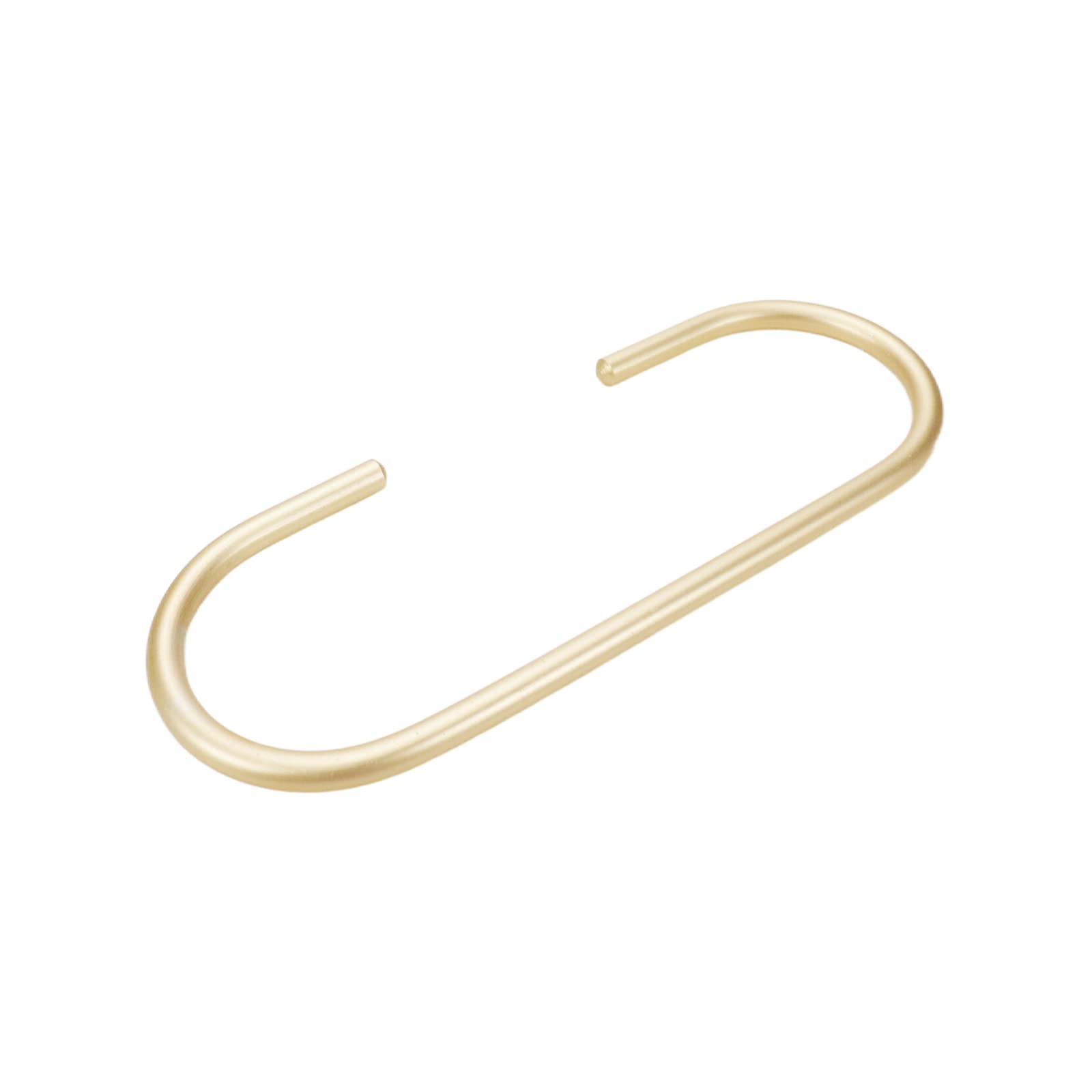 Faotup Aluminium Alloy C-Shape Hooks for Hanging Clothes Heavy Duty Clothes Hooks Closet Accessories Gold(Pack of 4)