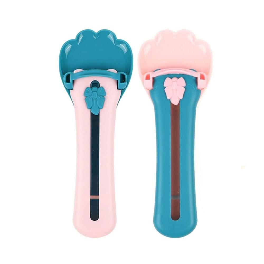 gofidin 2PCS Pet Feeder Cat Strip Squeeze Spoon, Multifunctional Pet Spoons Cat Feeder, Cat Wet Food Spoon Pet Food Spoon