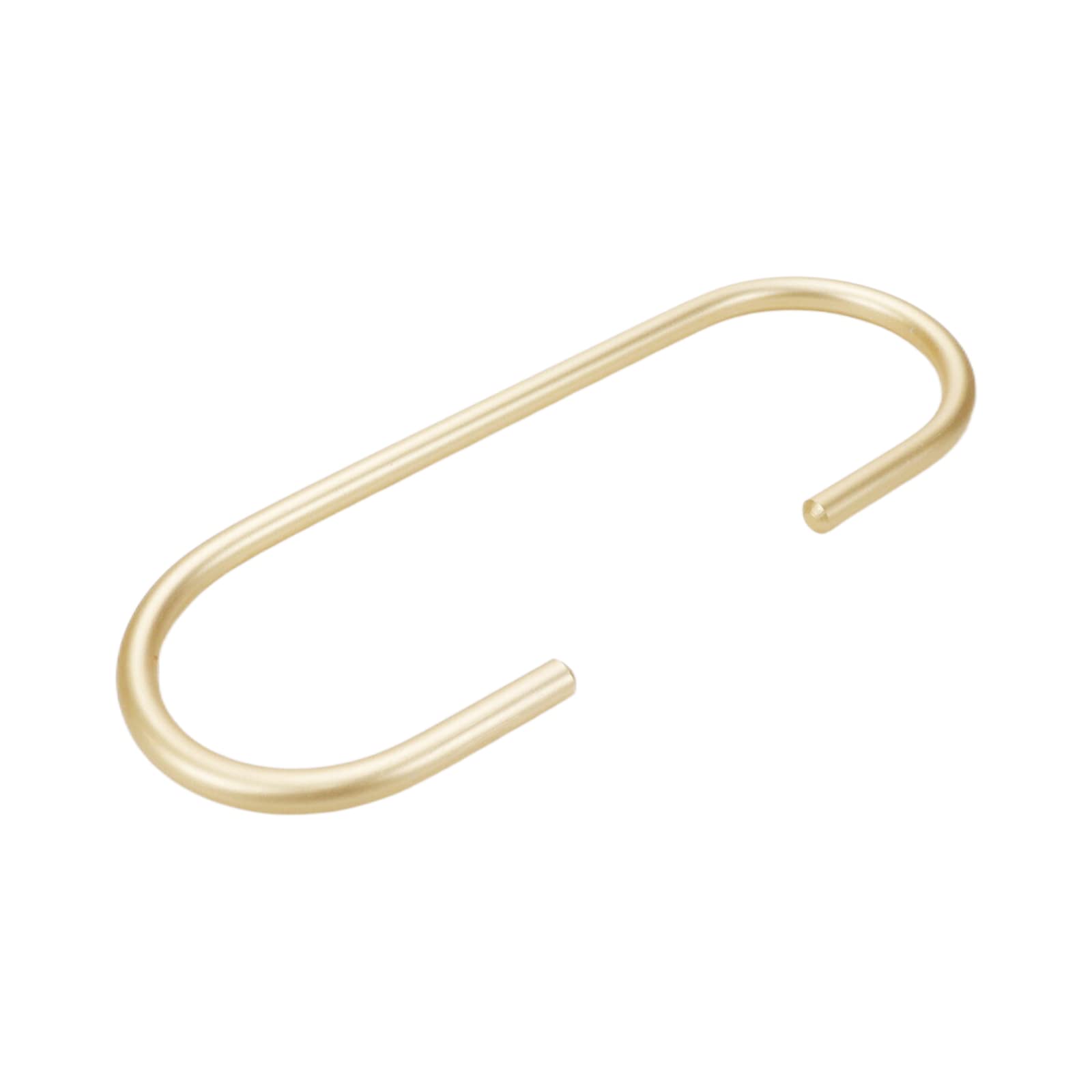 Faotup Aluminium Alloy C-Shape Hooks for Hanging Clothes Heavy Duty Clothes Hooks Closet Accessories Gold(Pack of 4)